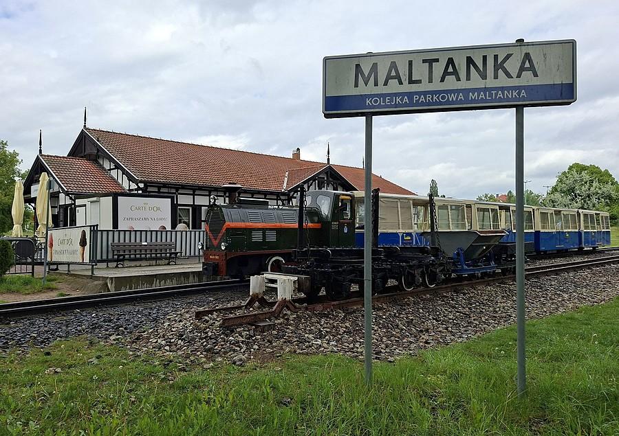 Stacja kolejki wąskotorowej "Maltanka" w Poznaniu