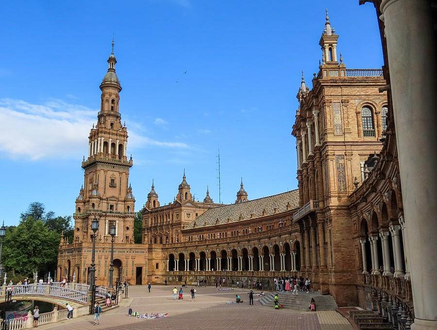 Plaza de España w Sewilli