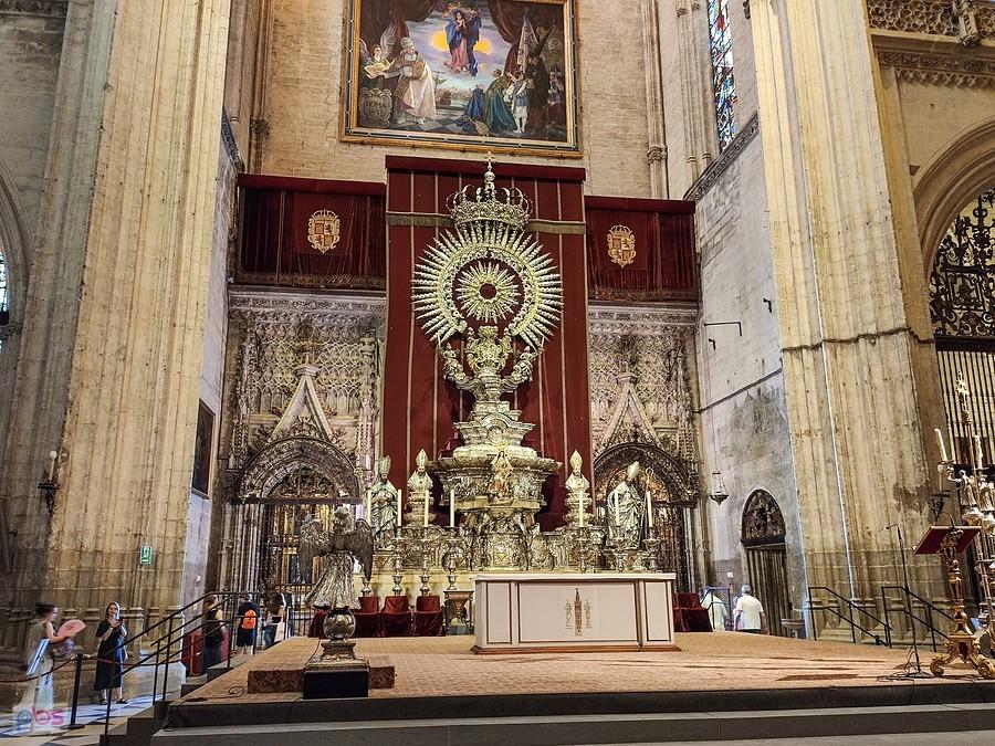 Katedra w Sewilli - srebrny ołtarz, El Altar de Plata