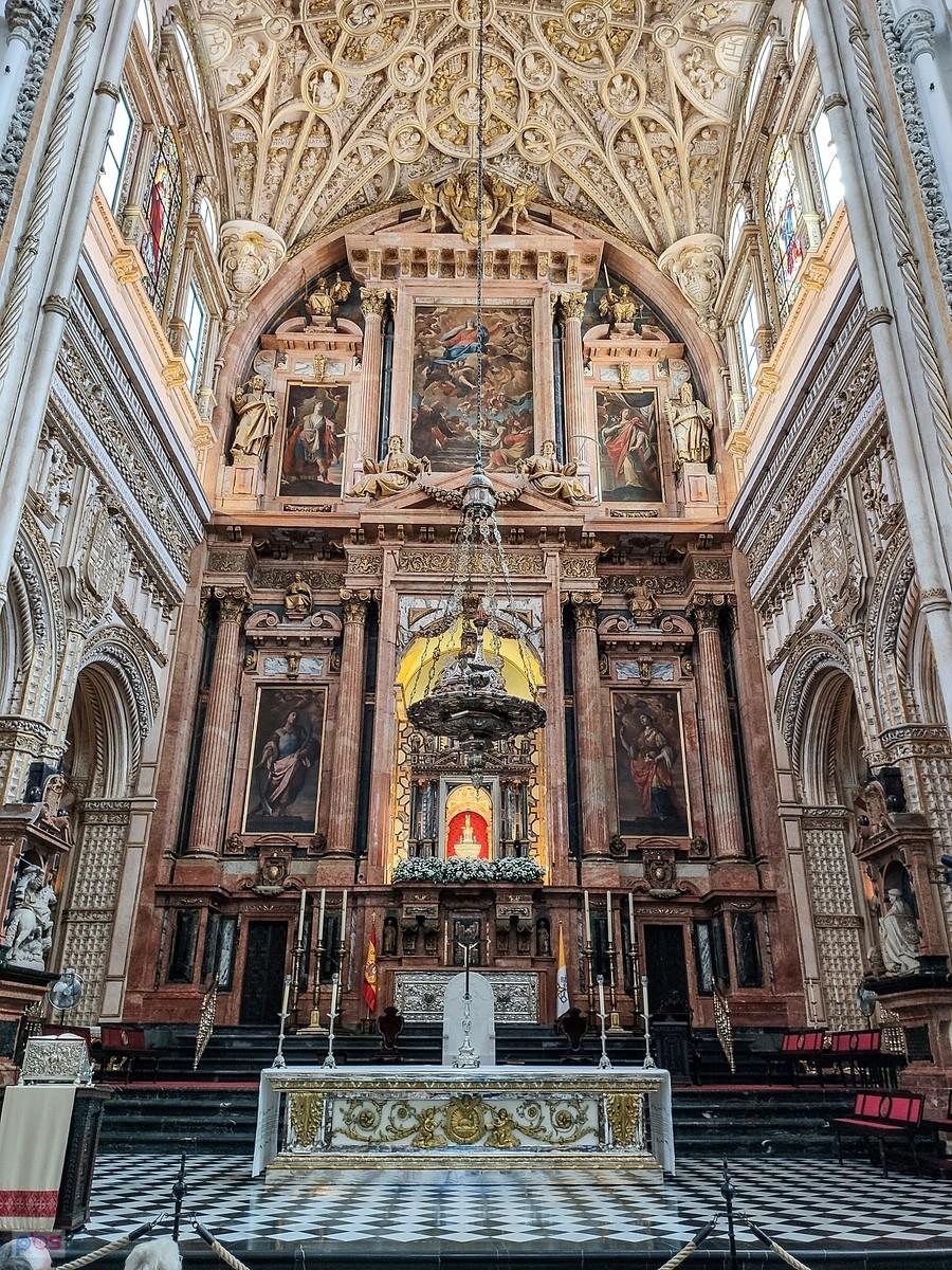 Kordoba Mezquita - ołtarz główny