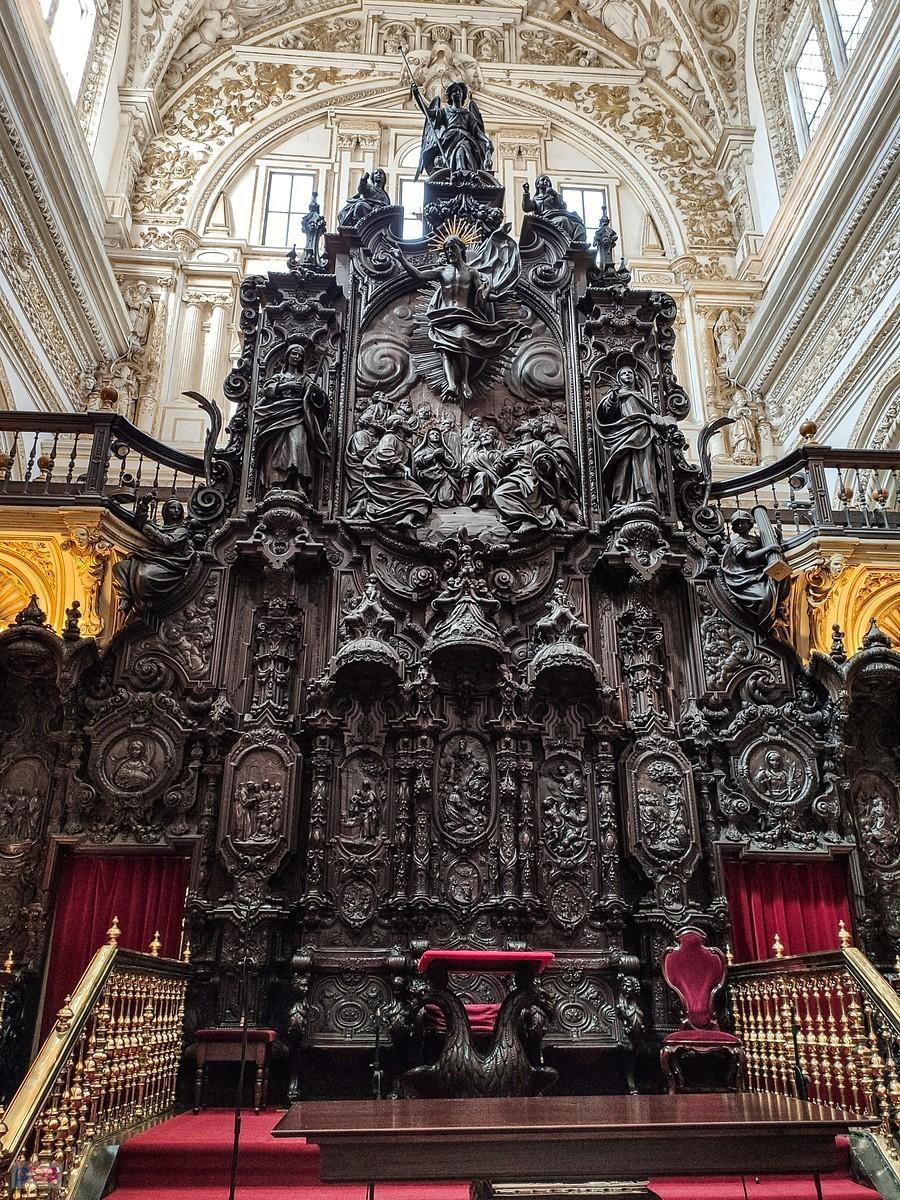 Kordoba Mezquita - ołtarz chóru