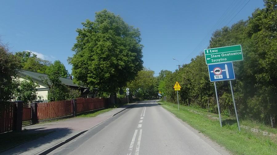 Znowu Szczytno na drodze