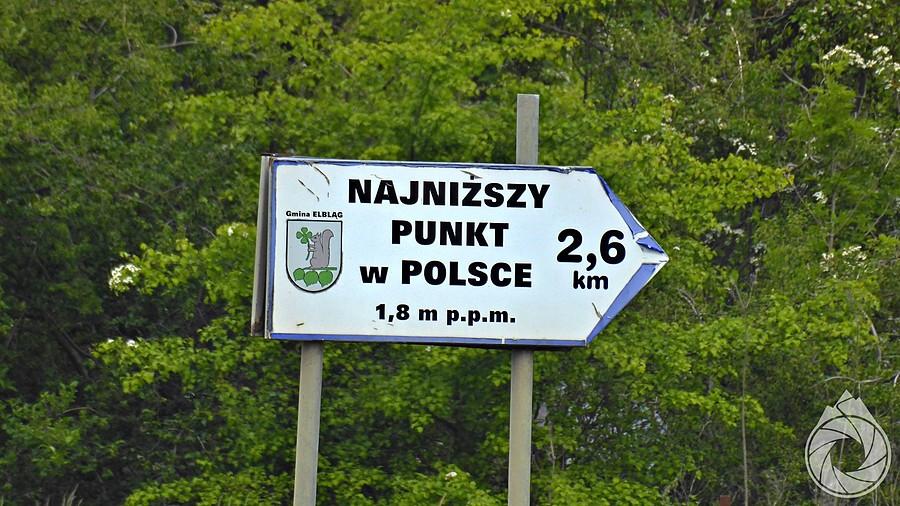 poprzedni najniższy punkt w Polsce