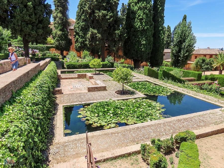 Grenada, Alhambra - ogrody
