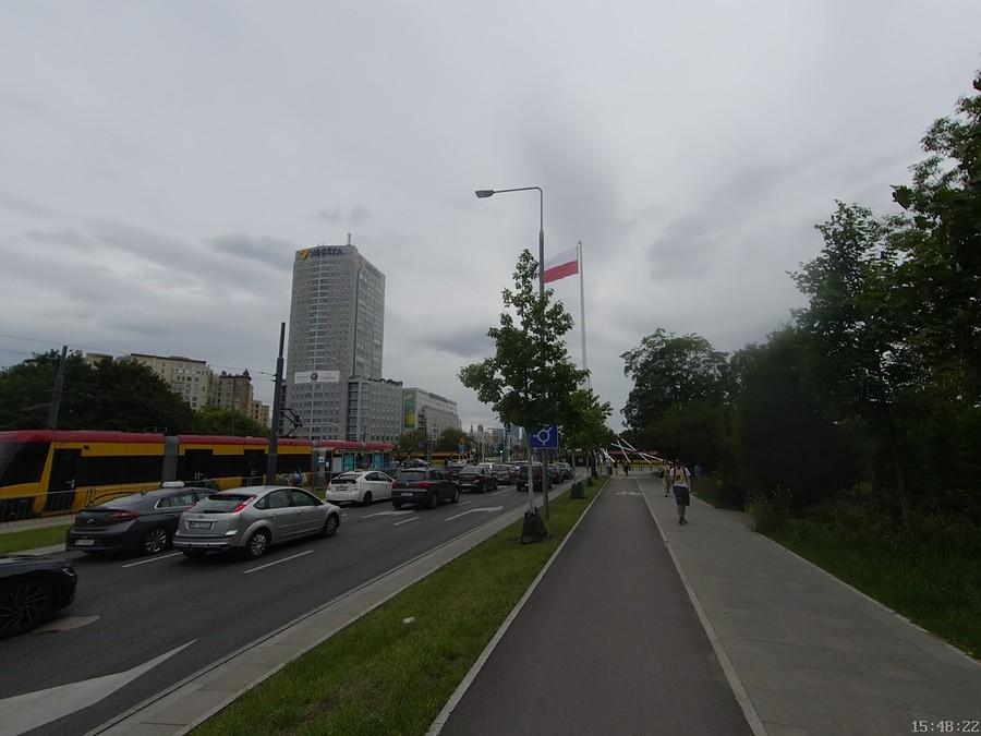 Ilustracja siły i kierunku wiatru; Rondo Babka
