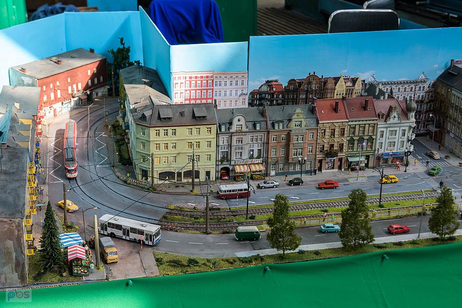 Dzień otwarty zajezdni MPK Częstochowa - 75 lat, makieta którą wystawiał jeden z pracowników - Piotr Cała