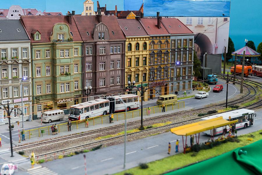 Dzień otwarty zajezdni MPK Częstochowa - 75 lat, makieta którą wystawiał jeden z pracowników - Piotr Cała