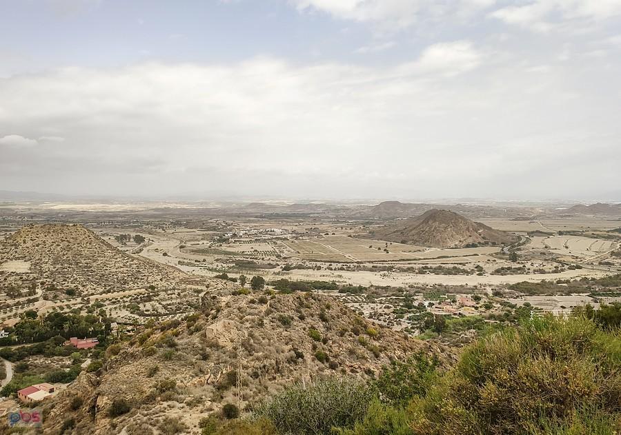 Mojacar - nie powiem, żeby ten widok był szczególnie ładny, ale za to wysoko jest