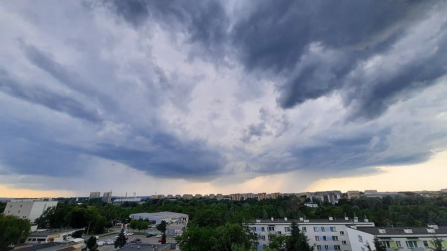 Zdążyłem przed burzami.