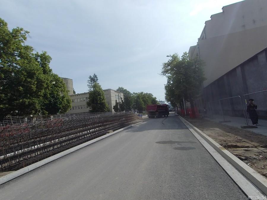 Rakowiecka w remoncie