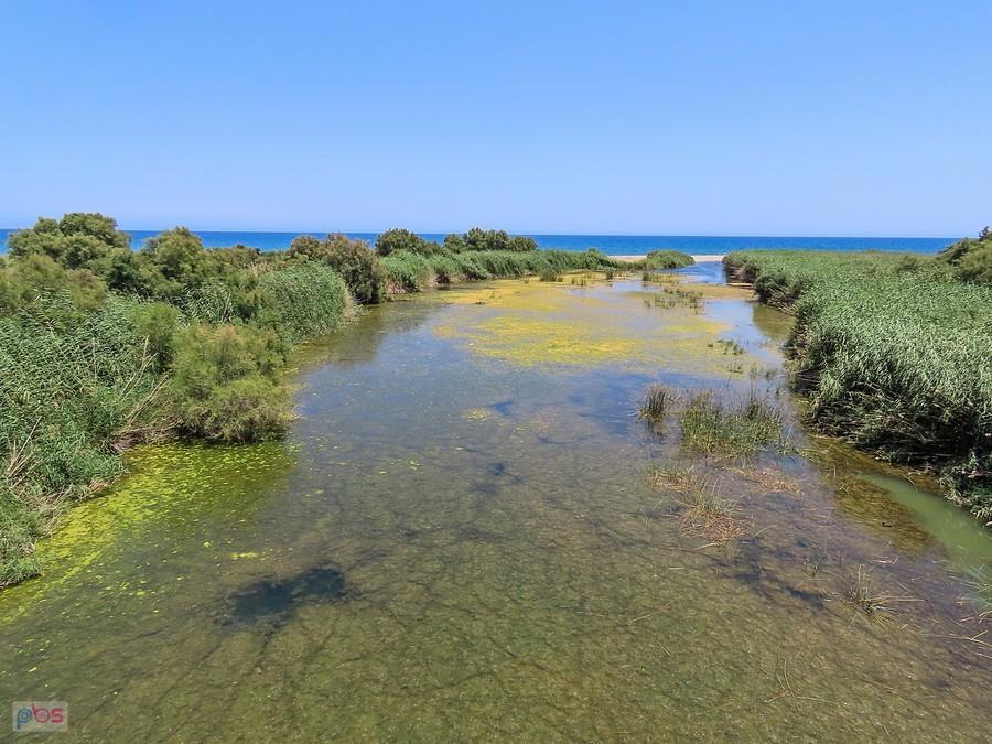 Staw na Rio Aguas przy ujściu do morza