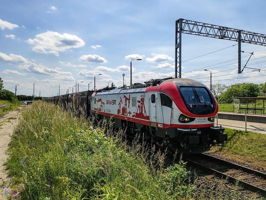 Powrót z EC Siekierki z pustymi wagonami