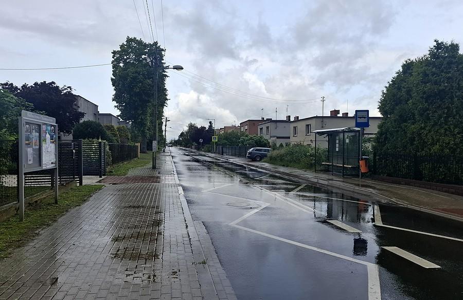Nagły atak ulewy