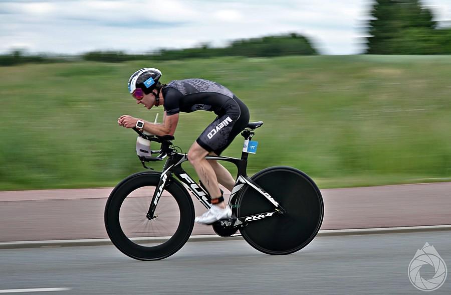 Arek wraca do strefy zmian na Triathlonie Rzeszów (1/4 IM)