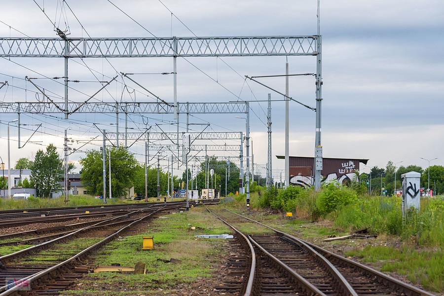 Częstochowa Stradom z pokładu drezyny