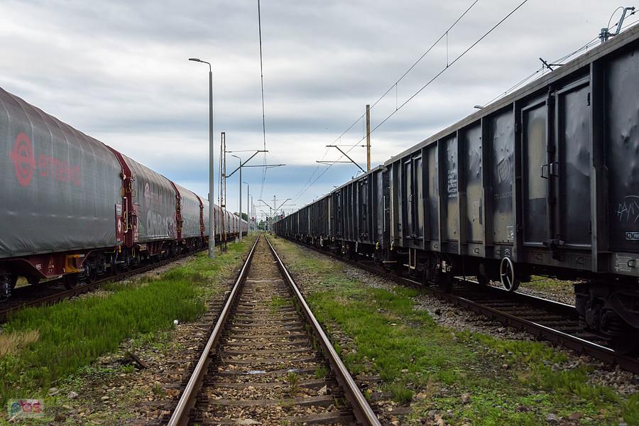 Częstochowa Stradom z pokładu drezyny