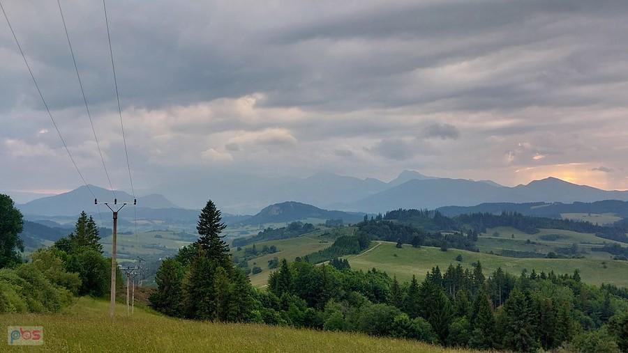 Mała Fatra widziana z okolic Malatiny