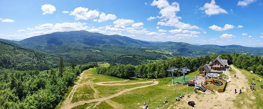 Panoramka z Mosornego Gronia