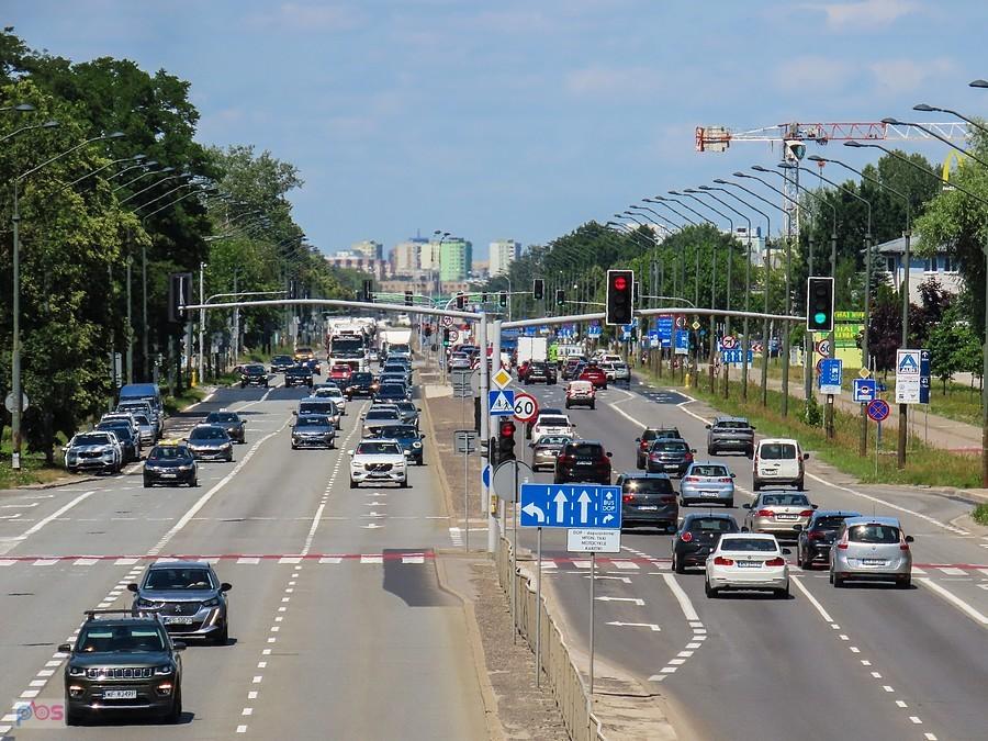 Puławska w stronę centrum