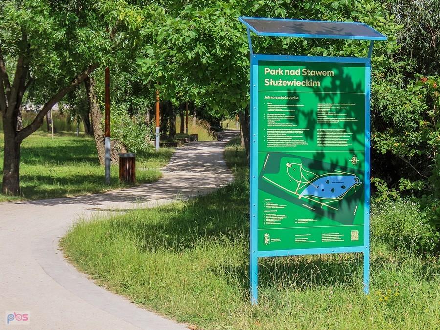 Park przy Stawie Służewieckim