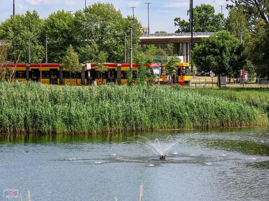 Za stawem pętla tramwajowa Wyścigi