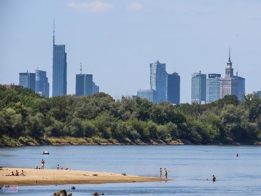 Widok na centrum z Plaży Romantycznej