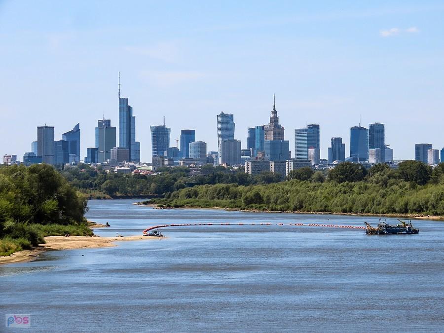 Widok z Mostu Siekierkowskiego