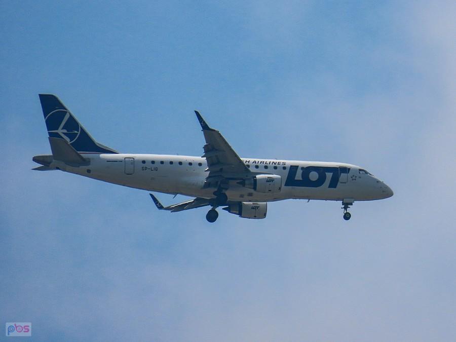 Embraer SP-LIO przyleciał z Poznania, wczoraj też go fociłem