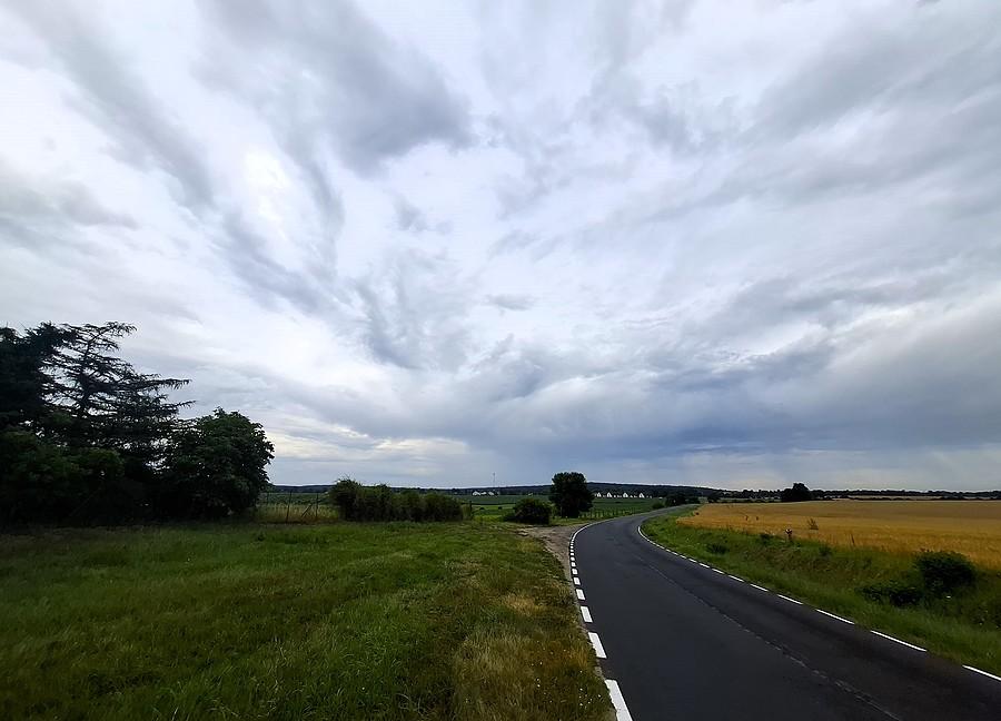 Z tych chmur spadł duży deszcz