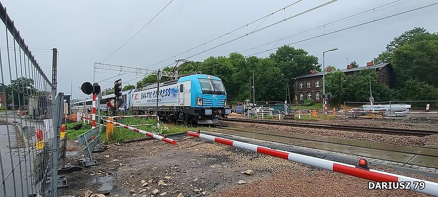 Sosnowiec Środula - Ostatnie tygodnie z szlabanami powstaje Dworzec Kolejowy
