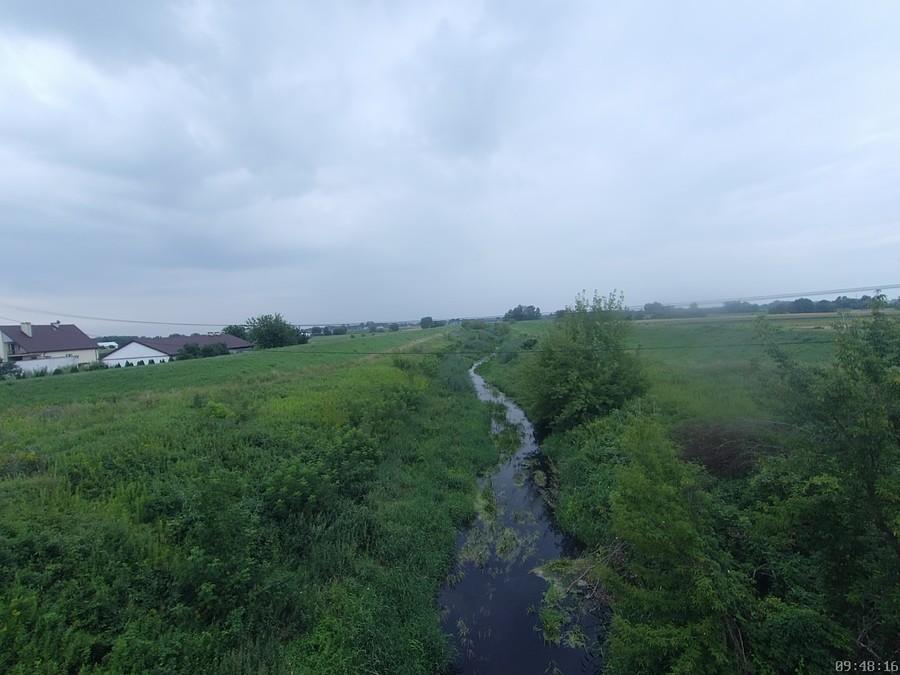 Jeziorka, widok na zachód w stronę Konstancina