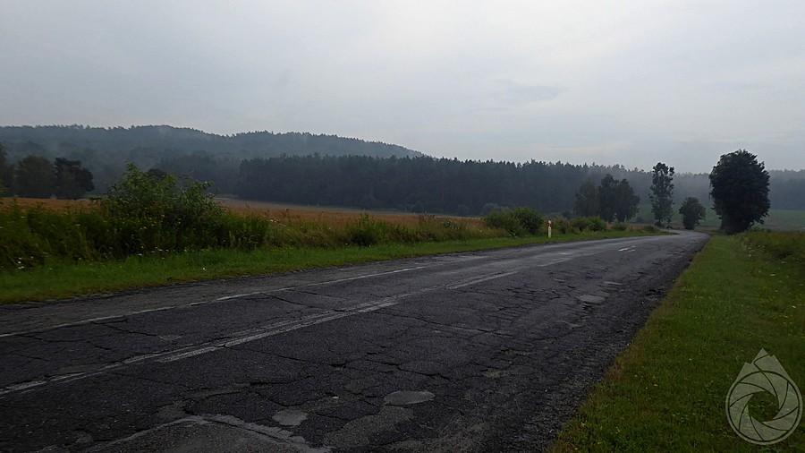 zjazd z jakiejś małej hopy za Werhratą