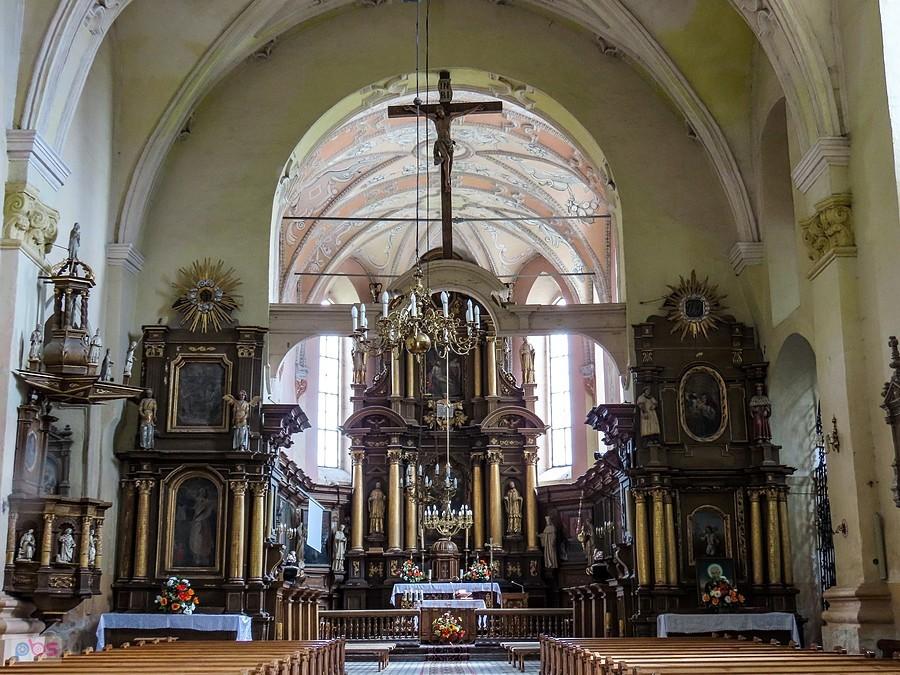 Nowy Korczyn - wnętrze kościoła Świętej Trójcy