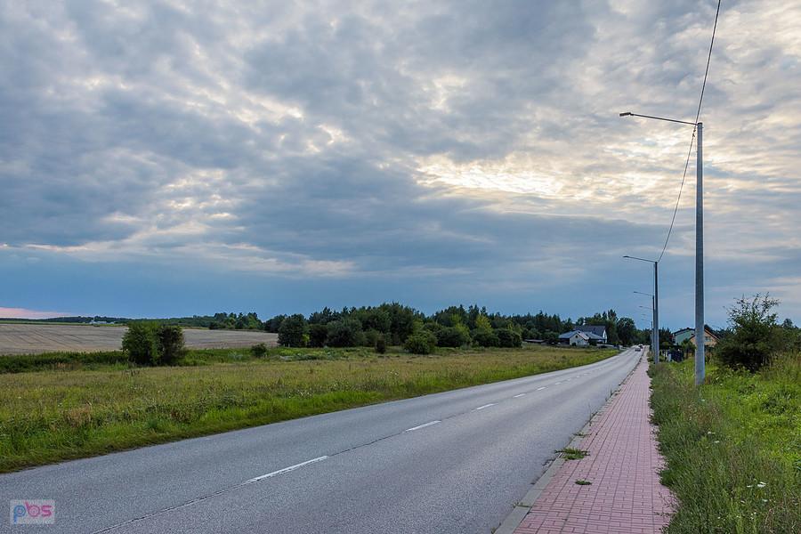 Rudniki, droga w kierunku Kościelca