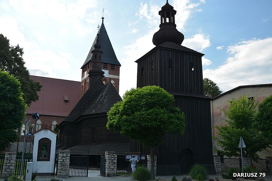 Zabytkowy drewniany kościół Św. Jerzego i Wniebowzięcia NMP - Miasteczko Śląskie