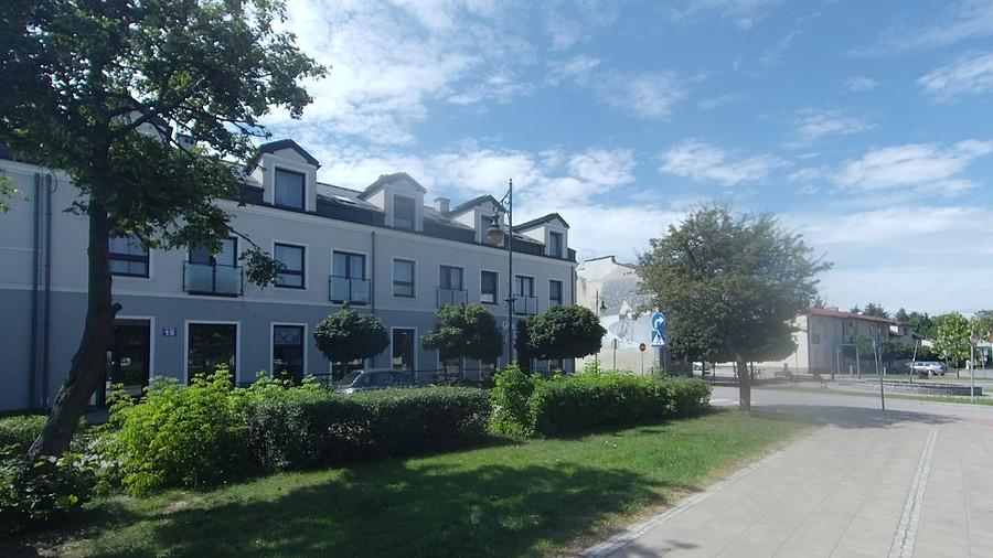Fronton budynku kawiarni