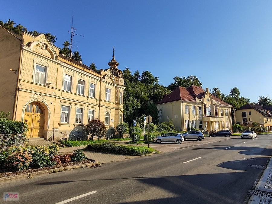Typowa zabudowa uzdrowiska Luhačovice