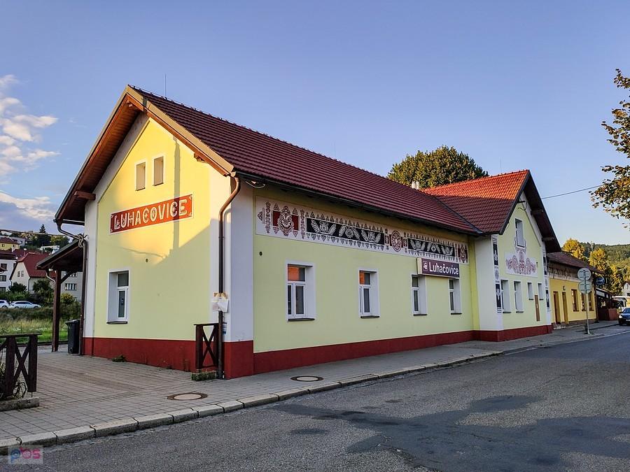 Wymalowana stacja Luhačovice