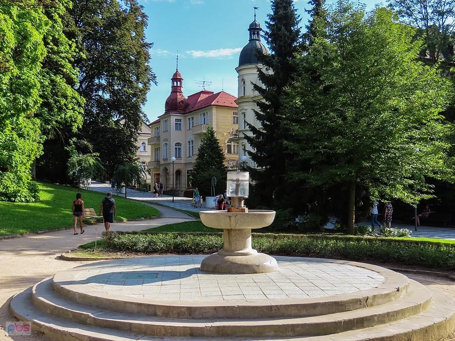 Luhačovice - źródełko Dr. Šťastného