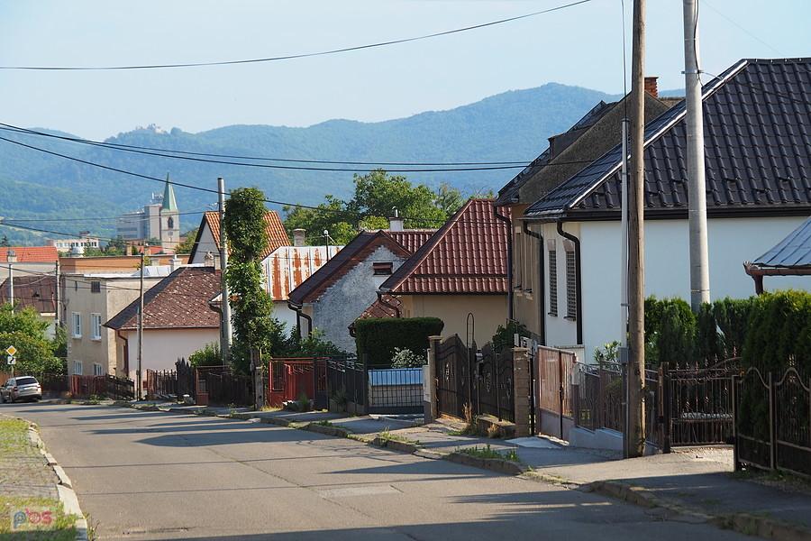 humeńska ulica, widok na Jasenovsky Hrad