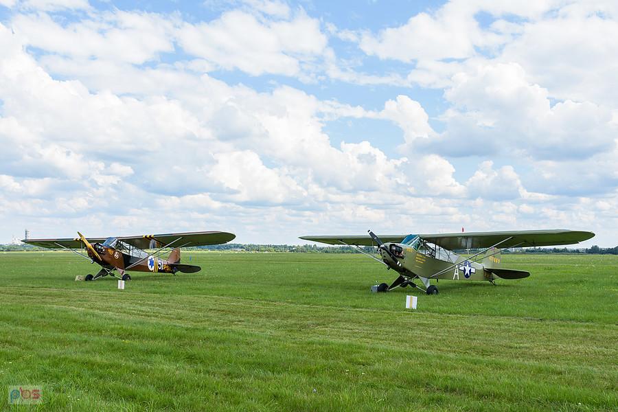 Piper L-4J Cub #SP-SMLP i Piper J-3C-65 Cub #SP-SAFY