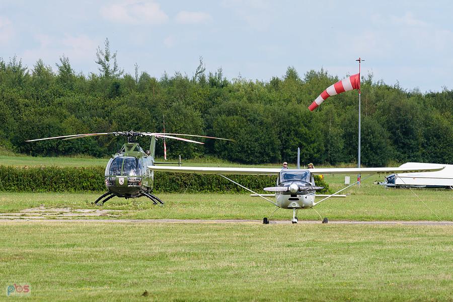 Bölkow Bo 105 P1M #SP-YBO, Tecnam P2008JC MkII #SP-AWA