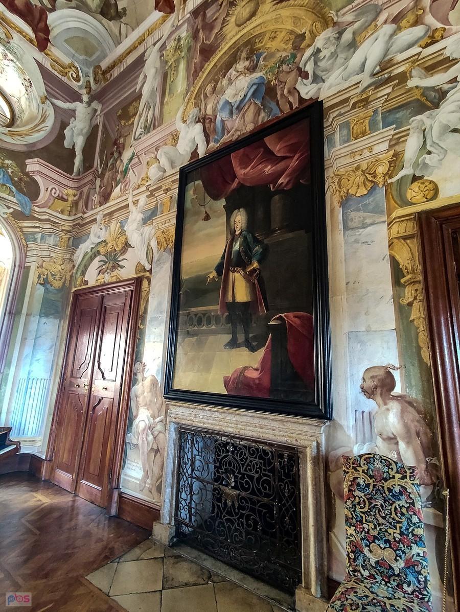 Milotice -obraz Karola Antoniego Serényi (1681-1746), właściciela zamku