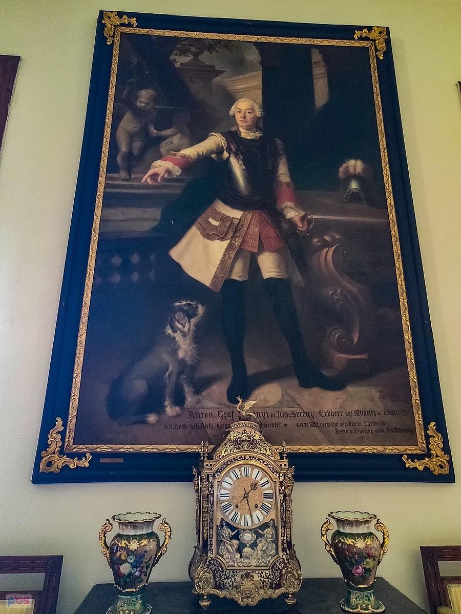 Milotice - portret Antona Graf Serényi von Kis Serény