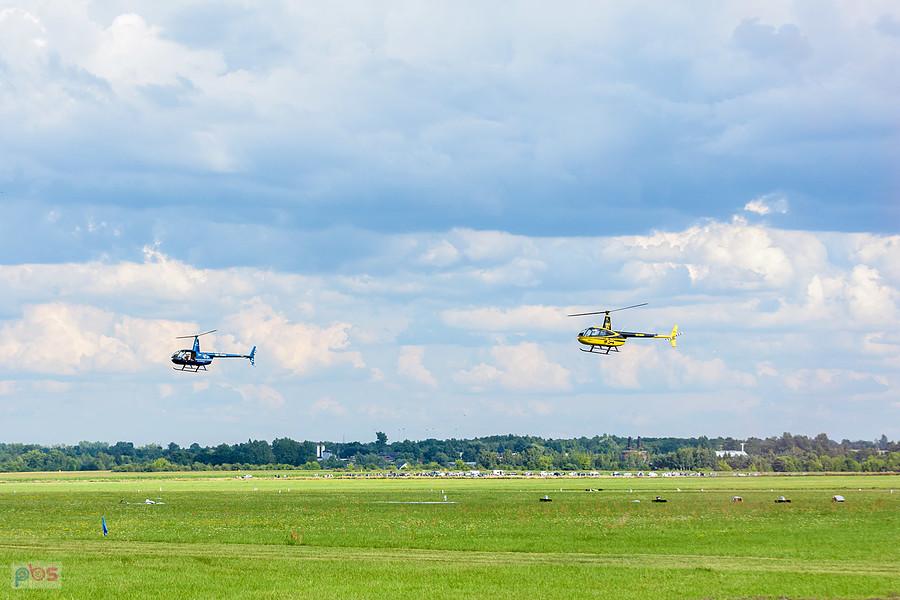 Robinson R44 Raven #OK-MOV i Robinson R44 Raven I #SP-TMX - AirShow Rudniki 2025.