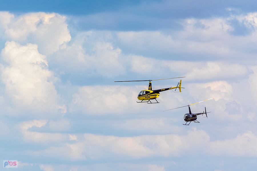 Robinson R44 Raven #OK-MOV i Robinson R44 Raven I #SP-TMX - AirShow Rudniki 2025.