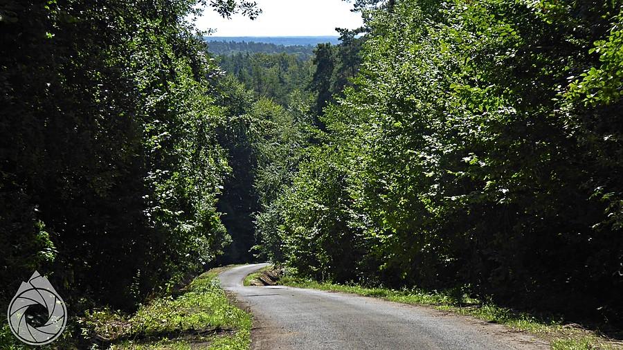 mały podjazd GrinVelówką gdzieś nad Nowiny Horynieckie