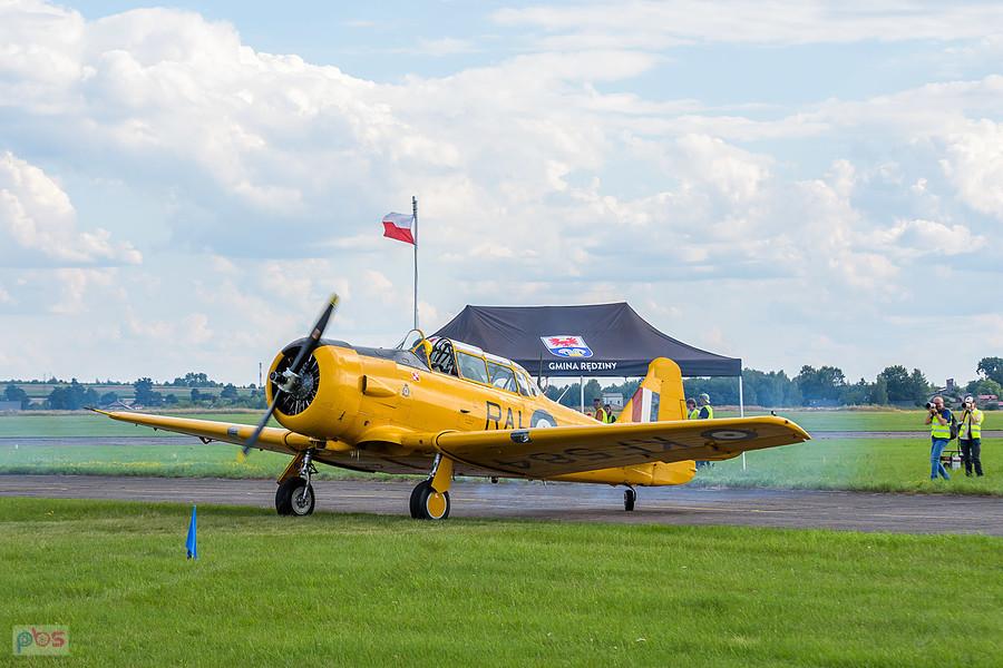 North American T-6 Harvard Mk.4M KF584 (SP-YIX) z 1953 roku - AirShow Rudniki 2025