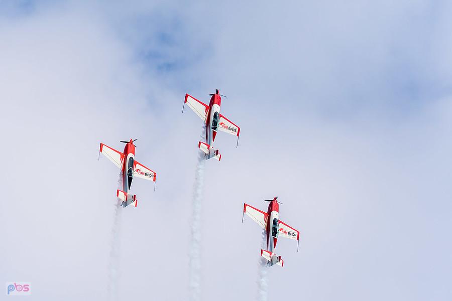 Samoloty Extra 330 LC - grupa akrobacyjna Fire Birds - AirShow Rudniki 2025