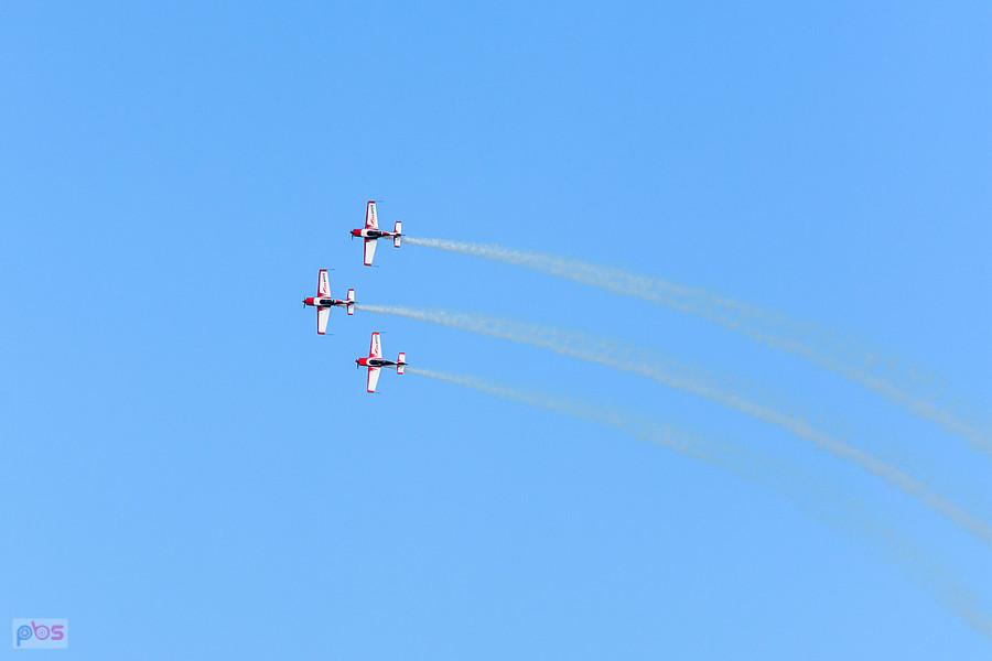 Samoloty Extra 330 LC - grupa akrobacyjna Fire Birds - AirShow Rudniki 2025